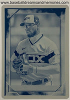 2021 Topps Gallery Luis Robert Cyan Printing Plate Serial Numbered 1/1