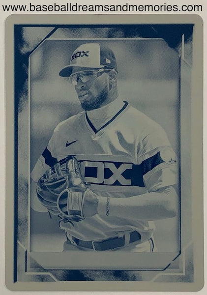 2021 Topps Gallery Luis Robert Cyan Printing Plate Serial Numbered 1/1