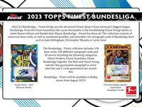 2022-23 Topps Finest Bundesliga Soccer Hobby Master Box