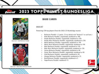 2022-23 Topps Finest Bundesliga Soccer Hobby Master Box