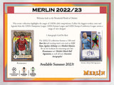 2022-23 Topps UEFA Club Competitions Merlin Chrome Soccer Hobby Pack