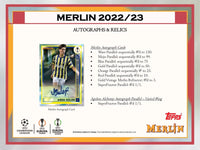 2022-23 Topps UEFA Club Competitions Merlin Chrome Soccer Hobby Pack