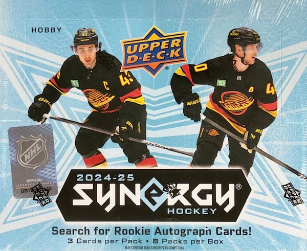 2024-25 Upper Deck Synergy Hockey Hobby Box (Call 708-371-2250 For Pricing & Availability)