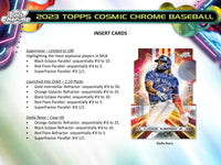2023 Topps Cosmic Chrome Baseball Hobby Box