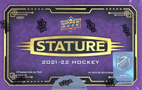 2021-22 Upper Deck Stature Hockey Hobby Box