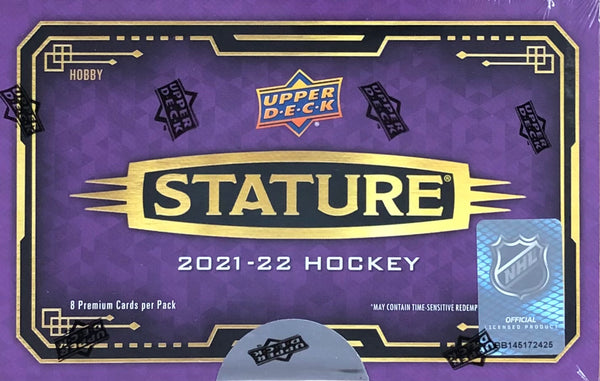 2021-22 Upper Deck Stature Hockey Hobby Box