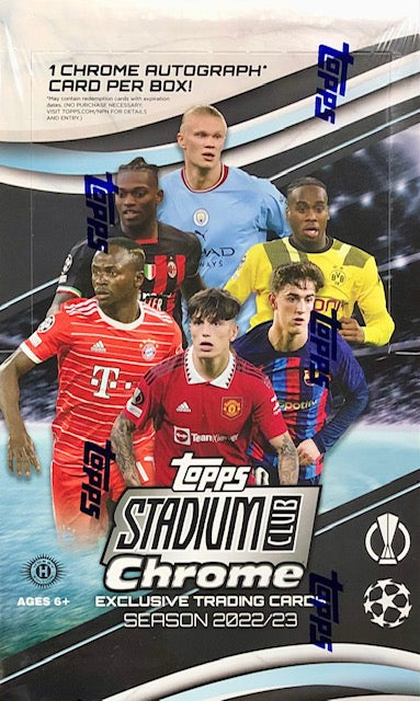 2022-23 Topps Stadium Club Chrome UEFA Club Competitions Soccer