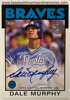 2021 Topps Dale Murphy 1986 Topps Autograph Card