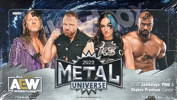 2022 Upper Deck AEW Skybox Metal Universe Hobby Box (Call 708-371-2250 For Pricing & Availability)