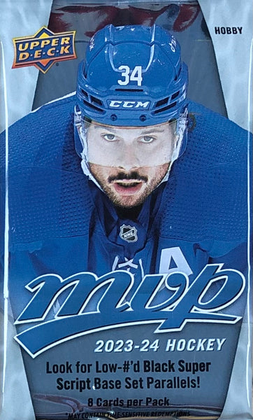 2023-24 Upper Deck MVP Hockey Hobby Pack (Call 708-371-2250 For Pricing & Availability)