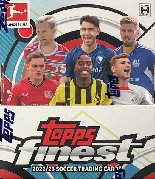 2022-23 Topps Finest Bundesliga Soccer Hobby Master Box