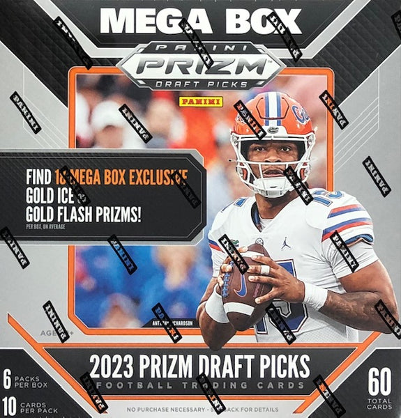 2023 Panini Prizm Collegiate Draft Picks Football Mega Box