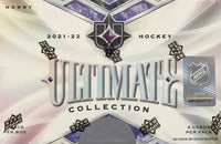 2021-22 Upper Deck Ultimate Collection Hockey Hobby Box (Call 708-371-2250 For Pricing & Availability)