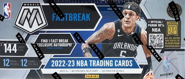 2022/23 Panini Mosaic Basketball Fast Break Hobby Box