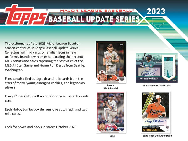 2023 Topps Update Series Baseball Hobby Box (PRE-ORDER)
