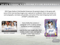 2023 Topps Stadium Club Baseball Hobby Compact Box