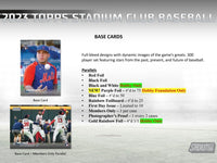2023 Topps Stadium Club Baseball Hobby Compact Box