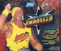 1999 Topps WCW Embossed Wrestling Trading Cards Hobby Box