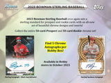 2023 Bowman Sterling Baseball Hobby Box