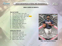 2023 Bowman Sterling Baseball Hobby Box