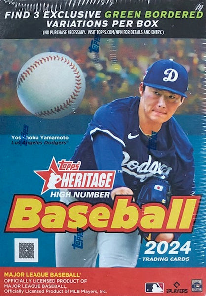 2024 Topps Heritage High Number Baseball Blaster Box