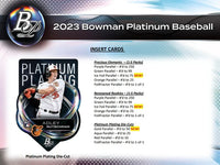 2023 Bowman Platinum Monster Box (2 Autos Per Box)