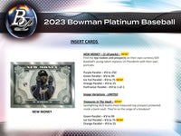 2023 Bowman Platinum Monster Box (2 Autos Per Box)