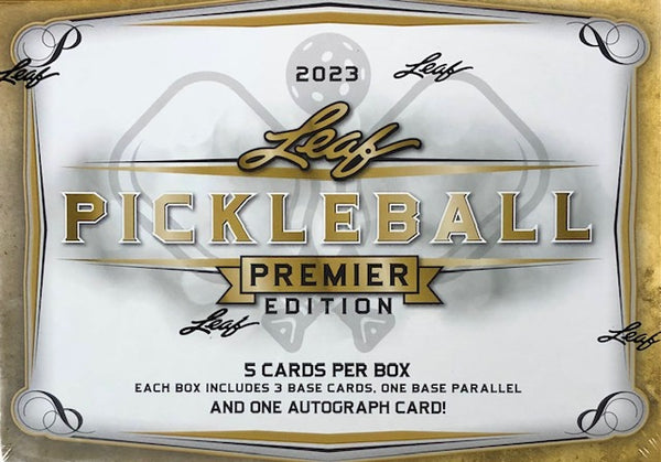 2023 Leaf Pickleball Premier Edition Hobby Box
