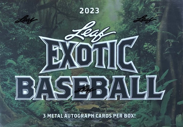 2023 Leaf Exotic Baseball Hobby Box