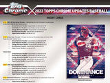 2023 Topps Chrome Update Series Baseball Hobby Jumbo Pack