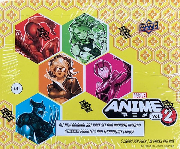 2023 Upper Deck Marvel Anime Volume 2 Hobby Box (Call 708-371-2250 For Pricing & Availability)