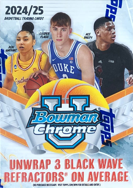 2024-25 Bowman Chrome University Basketball Blaster Box