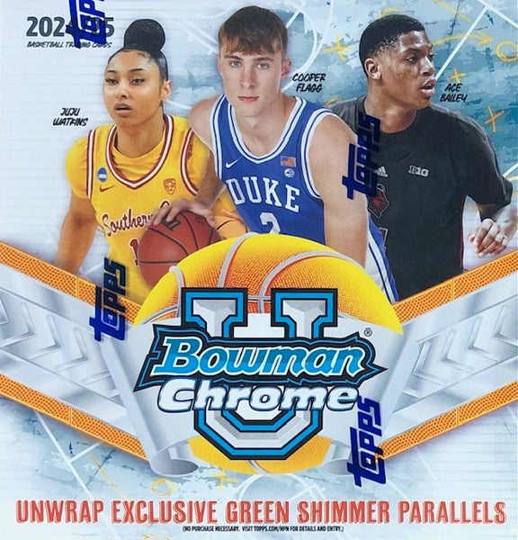 2024-25 Bowman Chrome University Basketball Mega Box