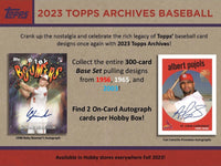 2023 Topps Archives Baseball Hobby Pack