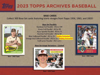 2023 Topps Archives Baseball Hobby Pack