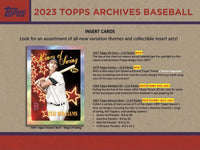 2023 Topps Archives Baseball Hobby Pack