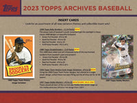 2023 Topps Archives Baseball Hobby Pack