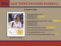 2023 Topps Archives Baseball Hobby Box