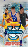 2024-25 Bowman Chrome University Basketball Hobby Box