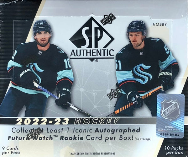 2022-23 Upper Deck SP Authentic Hockey Hobby Box