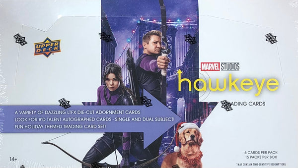 2023 Upper Deck Marvel Studios Hawkeye Hobby Box (Call 708-371-2250 For Pricing & Availability)