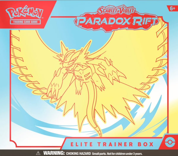 Pokémon TCG: Scarlet & Violet Paradox Rift Elite Trainer Box (Roaring Moon)