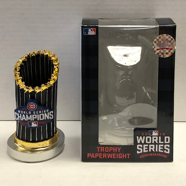 2016 Chicago Cubs World Series Champions Replica Trophy Paperweight