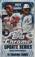 2023 Topps Chrome Update Series Baseball Hobby Jumbo Pack