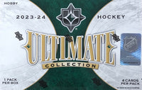 2023-24 Upper Deck Ultimate Collection Hockey Hobby Box (Call 708-371-2250 For Pricing & Availability)