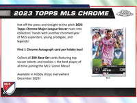 2023 Topps Chrome MLS Major League Soccer Hobby Box