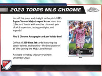 2023 Topps Chrome MLS Major League Soccer Hobby Pack