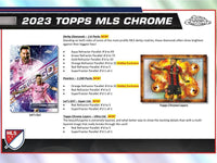 2023 Topps Chrome MLS Major League Soccer Hobby Pack