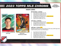 2023 Topps Chrome MLS Major League Soccer Hobby Pack