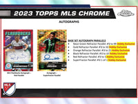 2023 Topps Chrome MLS Major League Soccer Hobby Pack